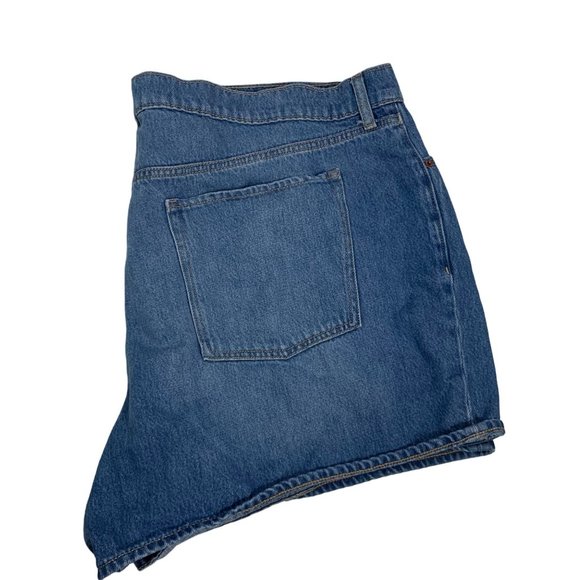 Old Navy Classic Jean Shorts Plus Sz 24 Blue Mid Rise Denim Stretch Shortie - Picture 5 of 12